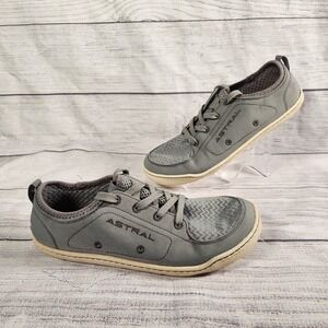 Astral Loyak Water Shoes Minimalist Barefoot Lightweight Lace Up Gray Women's 8